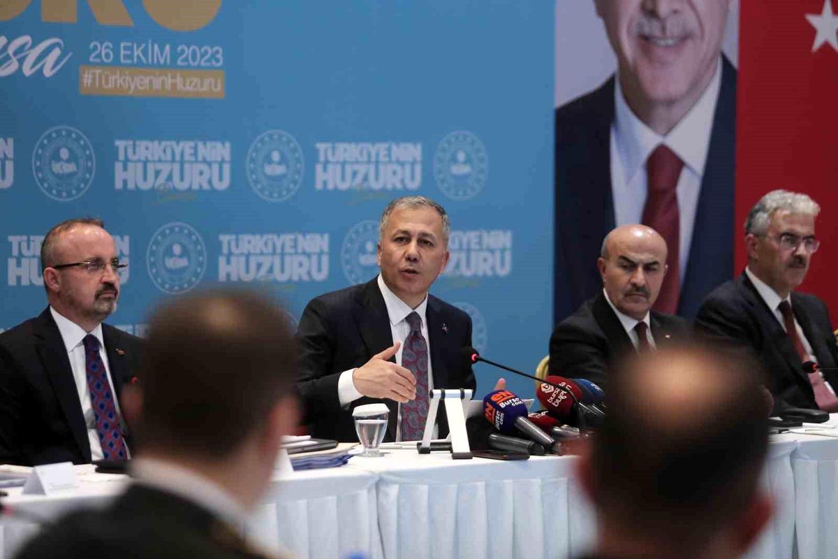 İçişleri Bakanı Yerlikaya, Bursa'nın son 120 günlük operasyon bilançosunu açıkladı