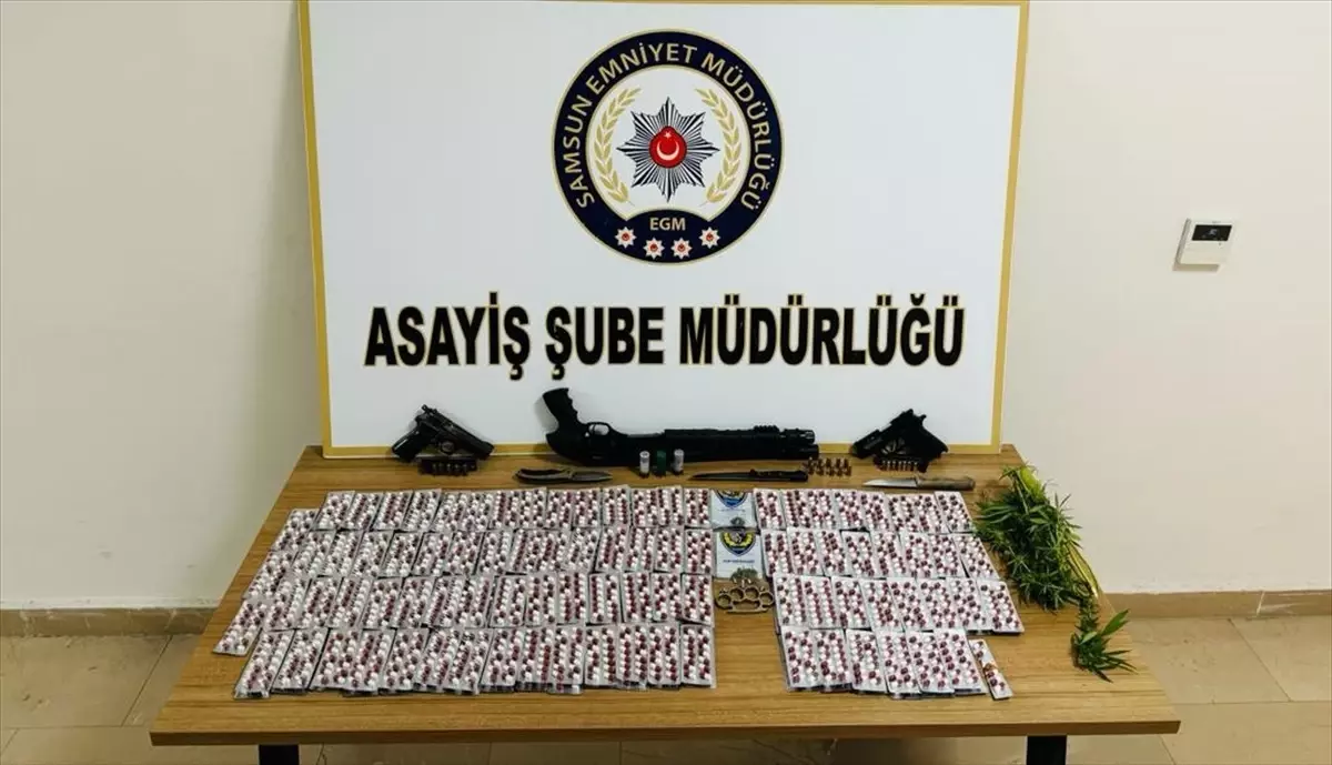 Samsun'da silahlı yağma ve bıçakla yaralama suçlarına gözaltı