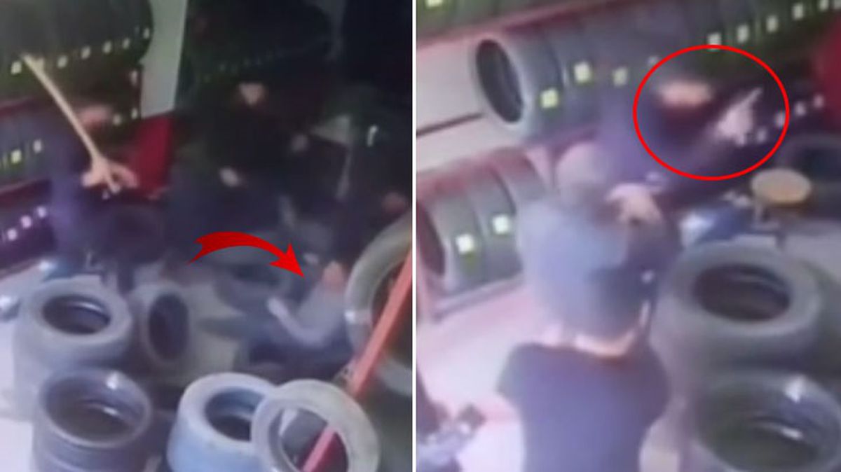 Van'da bir iş yerini basan eli sopalı grup, küçük çocuğu öldüresiye dövdü