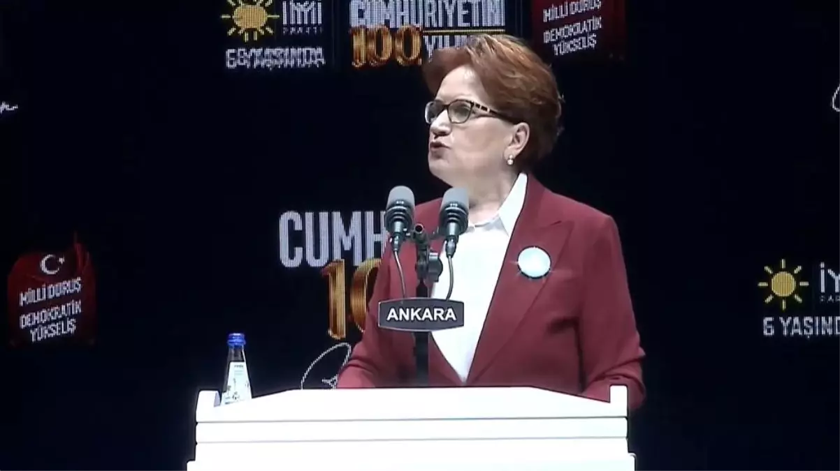 Meral Akşener: Cumhuriyet'i siyasi parti değil, Türk milleti kurmuştur