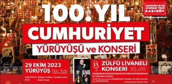 Kadıköy'de Cumhuriyetin 100. Yılı Coşkusu