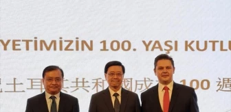 Hong Kong'da Türkiye Cumhuriyeti'nin kuruluşunun 100. yılı kutlandı