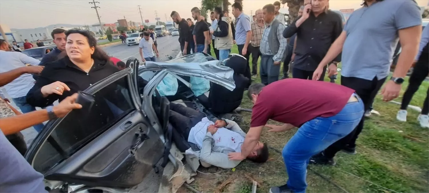 Kahramanmaraş'ta Otomobil Kazası: 2 Kişi Yaralandı