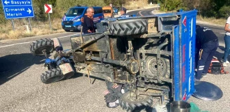Karaman'da minibüs ile patpat motoru çarpışması: 1 ölü, 2 yaralı