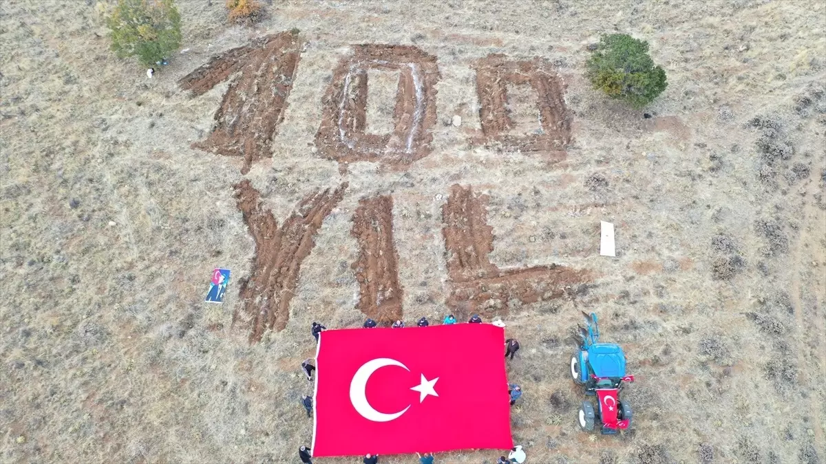 Kırıkkale'de Cumhuriyet'in 100. yılı kutlaması