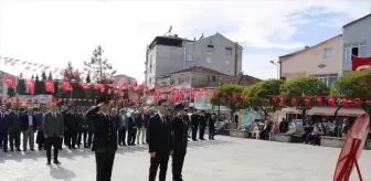 Samsun'un Asarcık ilçesinde Cumhuriyet Bayramı çelenk sunma töreni düzenlendi