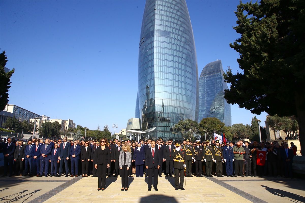 Azerbaycan'da, Türkiye Cumhuriyeti'nin 100. yıl dönümü coşkuyla kutlanıyor