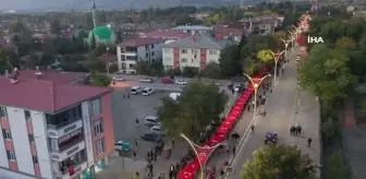 Erzincan'da 100. Yıl Bayrak Yürüyüşü