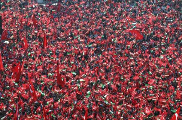 Filistin mitingine kaç kişi katıldı? 28 Ekim AK Parti'nin Büyük Filistin Mitingi'ne kaç kişi katıldı, kaç kişi vardı?