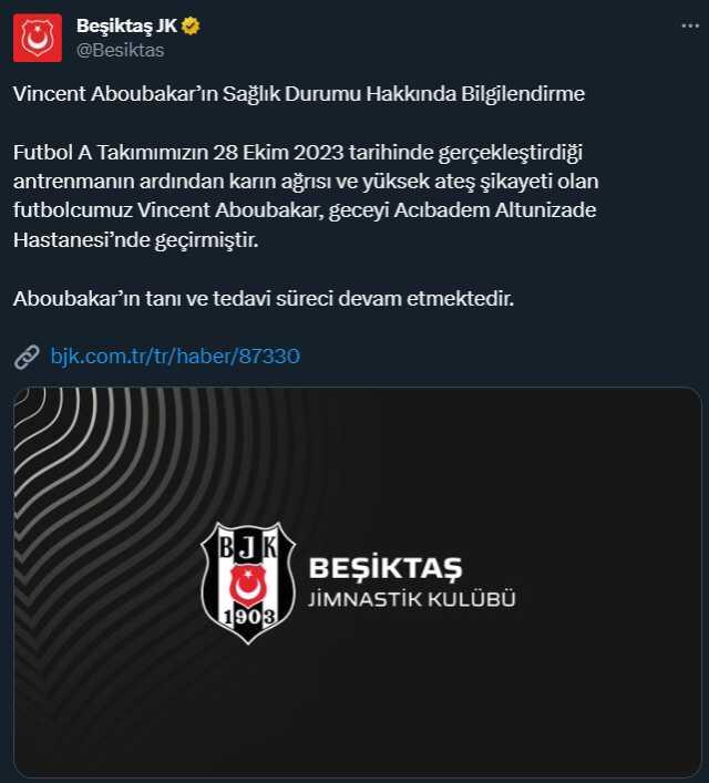 Her şey üst üste geliyor! Beşiktaş'ın yıldızı hastanelik oldu Her şey üst üste geliyor! Beşiktaş'ın yıldızı hastanelik oldu