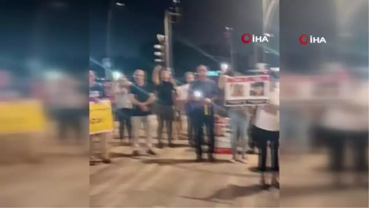 İsrail'de esir protestoları sürüyor