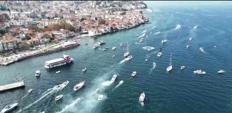 Mudanya'da Cumhuriyet Bayramı coşkusu denizde yaşandı