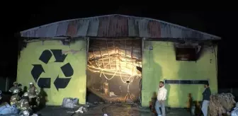 Silivri'de Geri Dönüşüm Tesisi Yangını