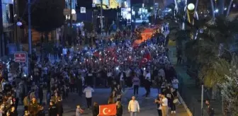 Silopi'de Cumhuriyetin 100. yılı kutlamaları fener alayıyla sona erdi