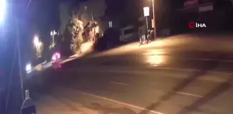 Zonguldak'ta 4 kişinin yaralandığı kazanın görüntüleri çıktı