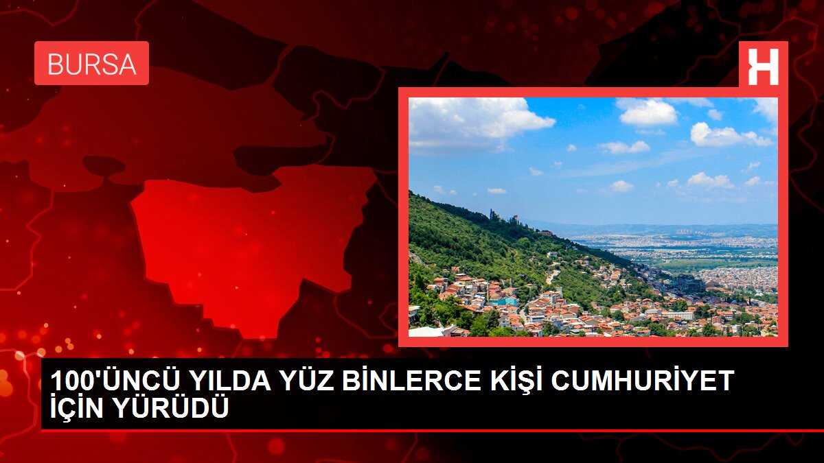 100'ÜNCÜ YILDA YÜZ BİNLERCE KİŞİ CUMHURİYET İÇİN YÜRÜDÜ