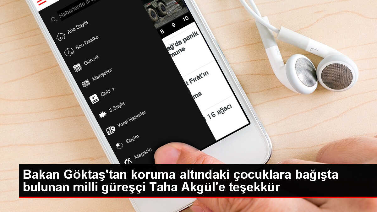 Milli güreşçi Taha Akgül, ödülünü devlet koruması altındaki çocuklara bağışladı