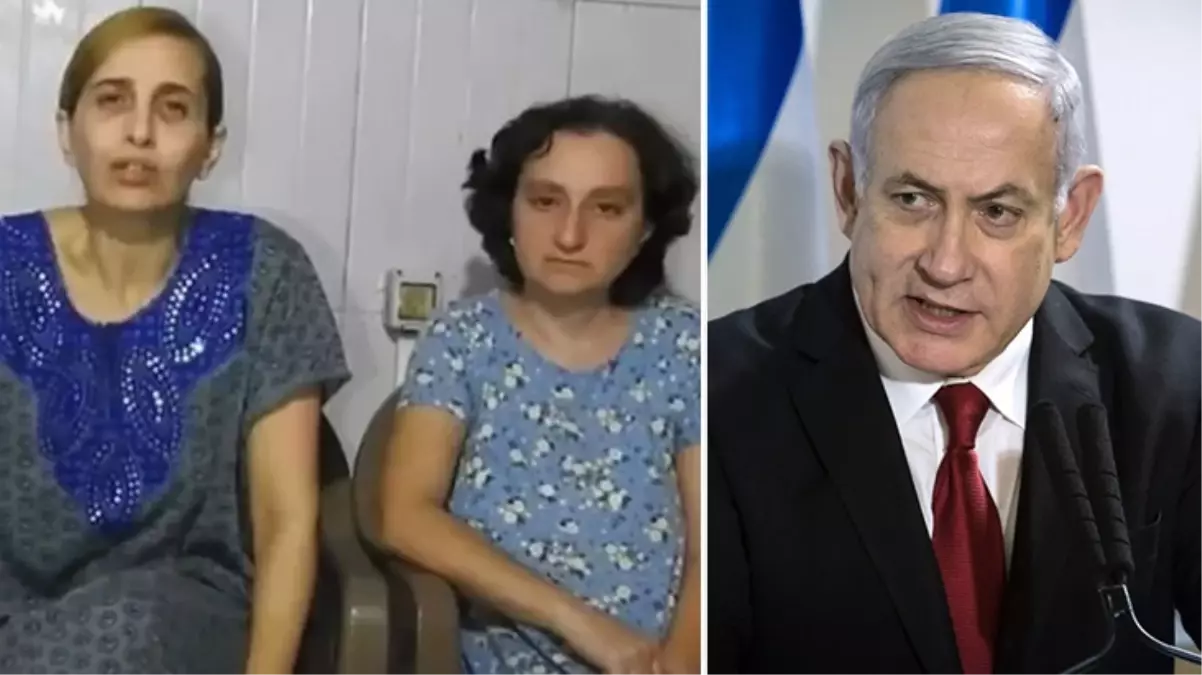 Hamas, İsrail Başbakanı Netanyahu'ya çağrı yapan 3 rehinenin görüntüsünü paylaştı: Bizi öldürmek istiyorsunuz
