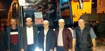 Hisarcık'ta 30 kişilik umre kafilesi kutsal topraklara uğurlandı