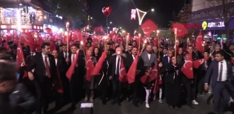 Isparta'da Fener Alayı Bayrak Yürüyüşü düzenlendi