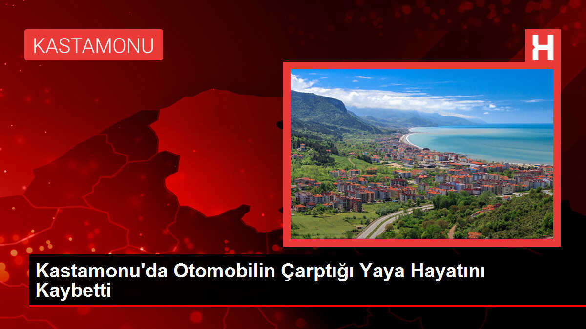 Kastamonu'da Otomobilin Çarptığı Yaya Hayatını Kaybetti