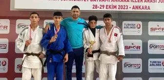 Ankara'da düzenlenen '29 Ekim İller Arası Cumhuriyet Kupası Judo Şampiyonası'nda Sivaslı sporcular derece yaptı