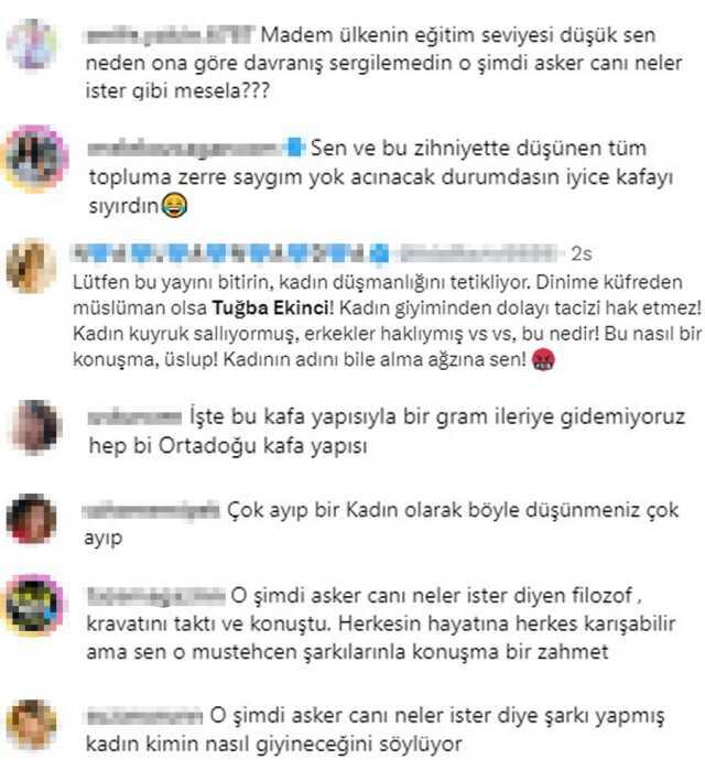 Tuğba Ekinci'den skandal sözler: Kadın kuyruk sallamazsa erkek bir şey yapmaz Tuğba Ekinci'den skandal sözler: Kadın kuyruk sallamazsa erkek bir şey yapmaz