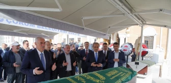 Yargıtay Başkanı Mehmet Akarca, Çorum'da cenaze törenine katıldı