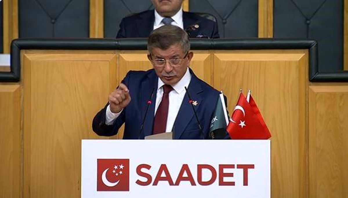 Gelecek Partisi lideri Davutoğlu'ndan muhalefete 'Hamas' tepkisi