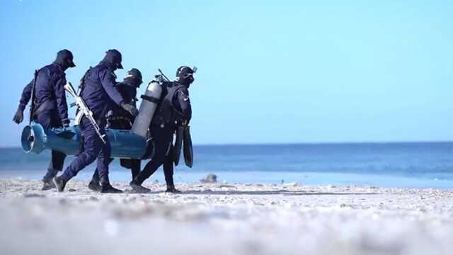 Hamas'ın yerel yapım torpidosu El Asif'den görüntüler Hamas'ın yerel yapım torpidosu El Asif'den görüntüler