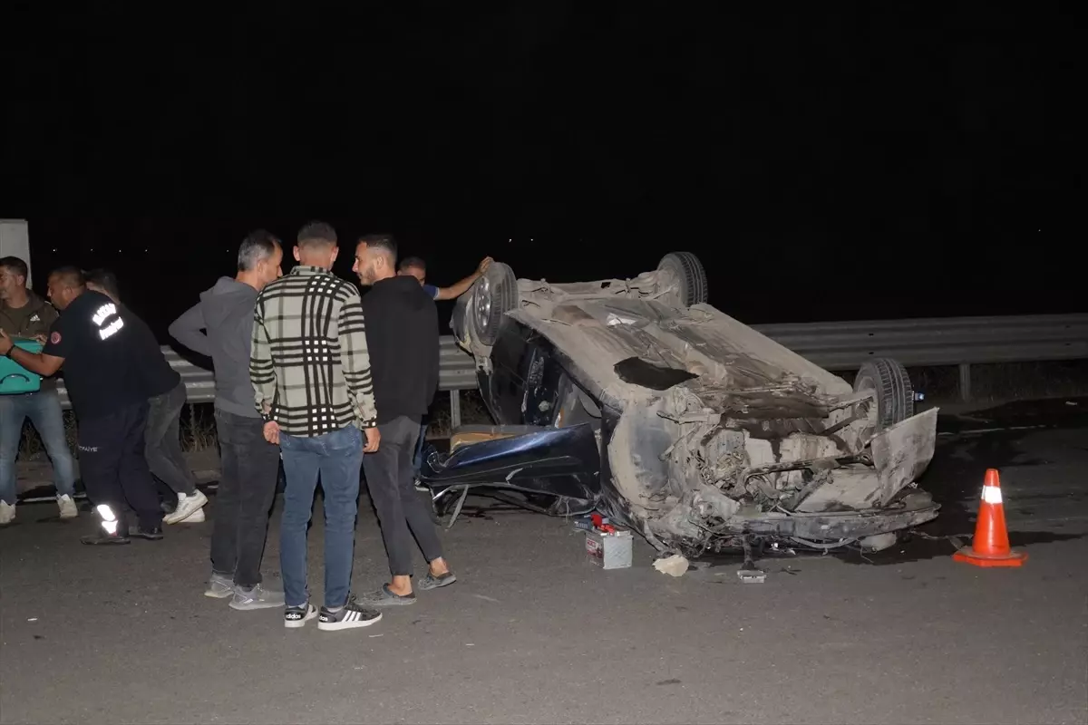 Hassa'da Otomobil Devrildi: 1 Ölü, 1 Yaralı