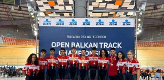 Millilerden, Balkan Açık Pist Bisikleti Şampiyonası'na 20 madalya ile rekor