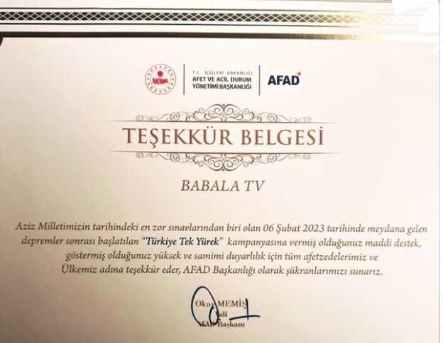 AFAD Oğuzhan Uğur'a Teşekkür Belgesi mi verdi? AFAD Oğuzhan Uğur'a Teşekkür Belgesi mi verdi?