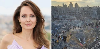 Angelina Jolie, Gazze'deki saldırıya tepki göstererek ateşkes çağrısında bulundu