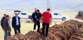 Diyadin Kaymakamı ve Belediye Başkan Vekili Mustafa Karali İçme Suyu Projesini İnceledi