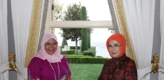 Emine Erdoğan, Malezya Kraliçesi ve diğer devlet başkanlarının eşleriyle görüştü