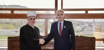 TBMM Başkanı Numan Kurtulmuş Bosna-Hersek İslam Birliği Başkanı ile Görüştü