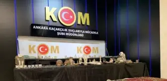 Ankara'da tarihi eser kaçakçılığı operasyonunda binlerce sikke ele geçirildi