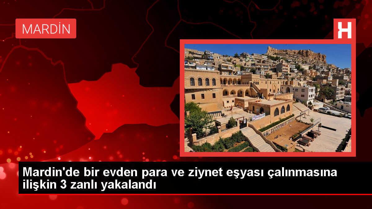 Nusaybin'de çalıntı ziynet eşyaları ve para bulundu, 3 zanlı gözaltına alındı