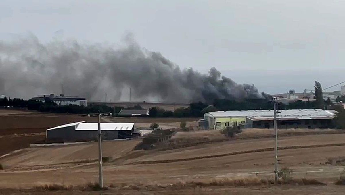 Tekirdağ'da Un Fabrikasında Yangın Kontrol Altına Alındı