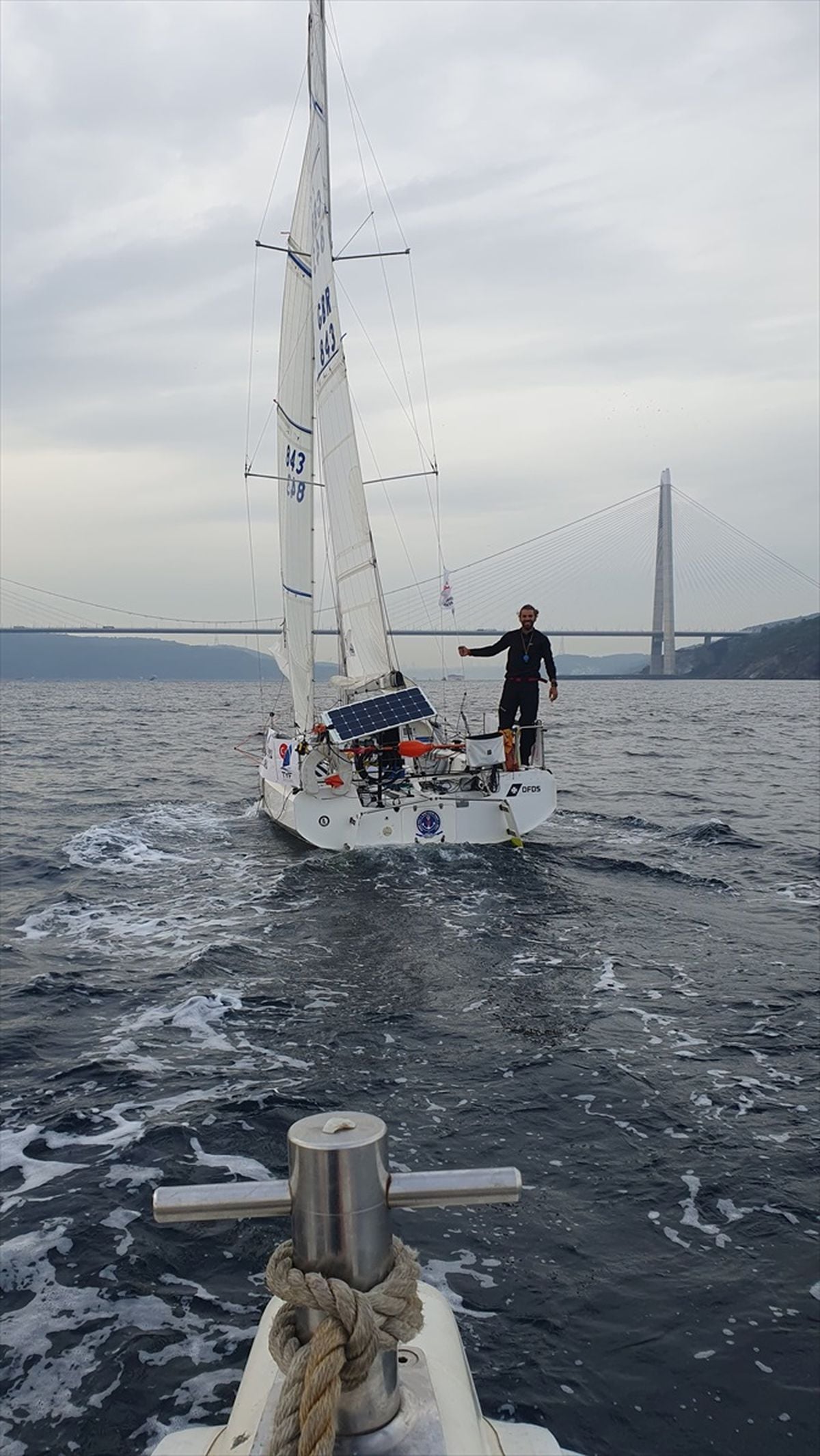 Yelkenliyle tek kişilik Türkiye turu rekoru kırılıyor
