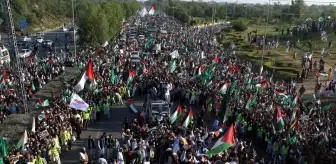 İslamabad'da İsrail'in Gazze Şeridi'ne yönelik saldırılar protesto edildi