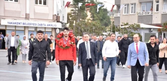 Dünya 2.'si Mustafa Olgun Samsun'da Coşkuyla Karşılandı