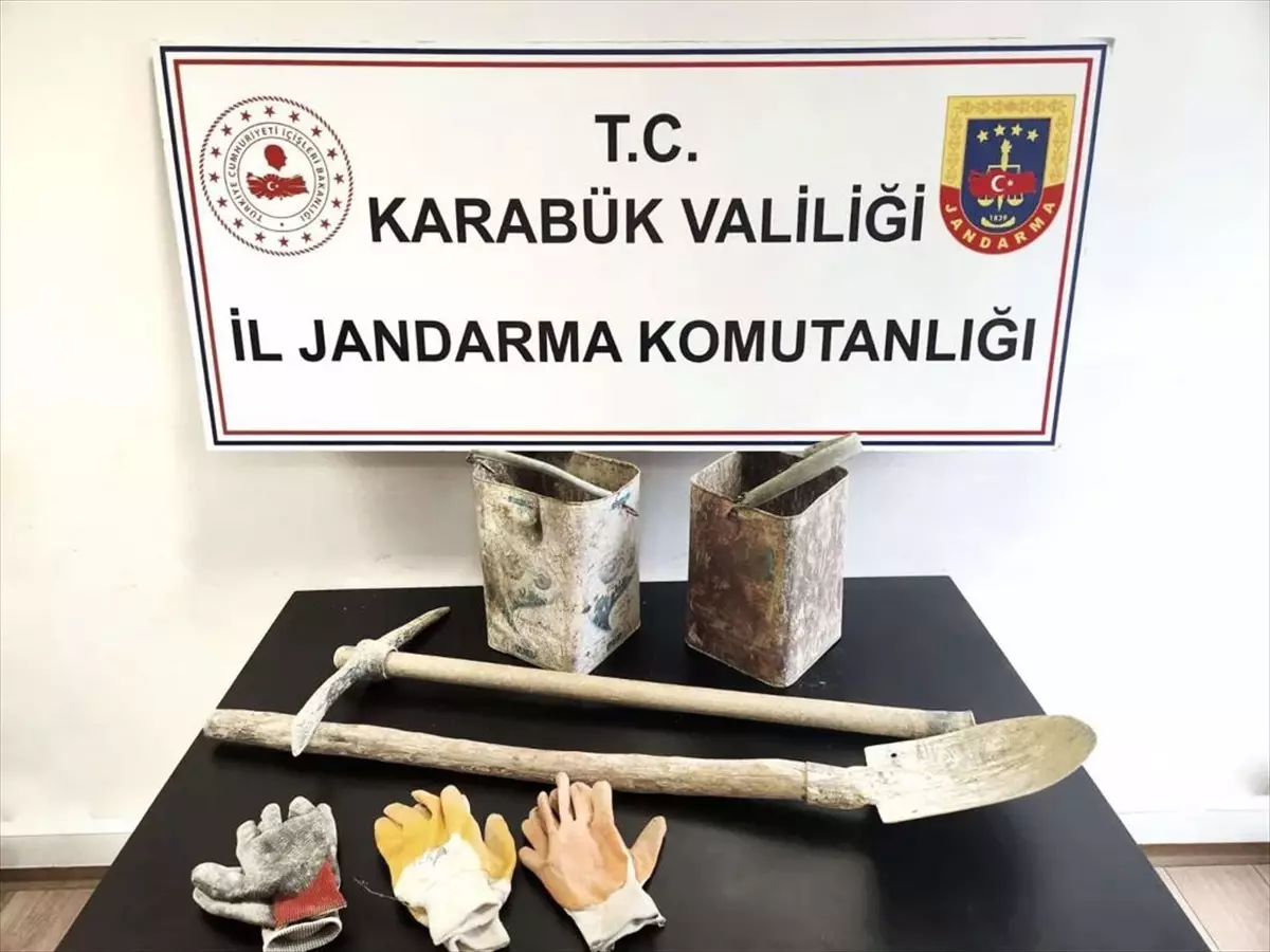 Karabük'te Kazı Kaçak Kazı Yaptıkları İddiasıyla 4 Kişi Gözaltına Alındı