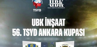 TSYD Ankara Şubesi Kupası MKE Ankaragücü ile Gençlerbirliği Arasında Oynanacak