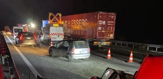 Susurluk'ta zincirleme kaza: 1 ölü, 5 yaralı