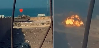 Hamas, İsrail ordusuna ait tankları imha ettiği görüntüleri yayınladı