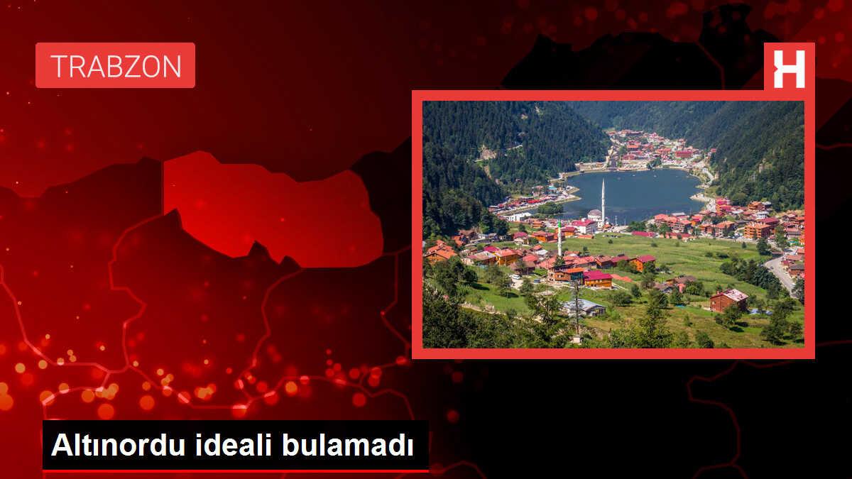 Altınordu, 11 maçta aynı ilk 11'le sahaya çıkmadı