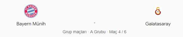 Bayern Münih - Galatasaray maçı kaç kaç, bitti mi? MAÇ SKORU! Bayern Münih - Galatasaray maçı kaç kaç, canlı maç skoru! Canlı maç anlatımı!