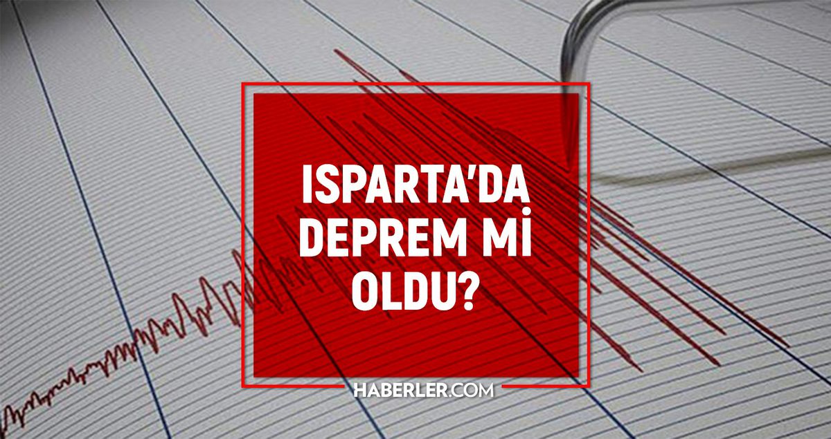 Isparta'da deprem mi oldu? SON DAKİKA! Isparta son dakika depremleri! 8 Kasım AFAD ve Kandilli deprem listesi!